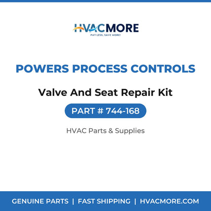 Powers Process Controls Valve And Seat Repair Kit 744-168