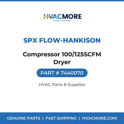 SPX Flow-Hankison Compressor 100/125SCFM Dryer 7440070