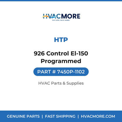 HTP 926 Control El-150 Programmed 7450P-1102