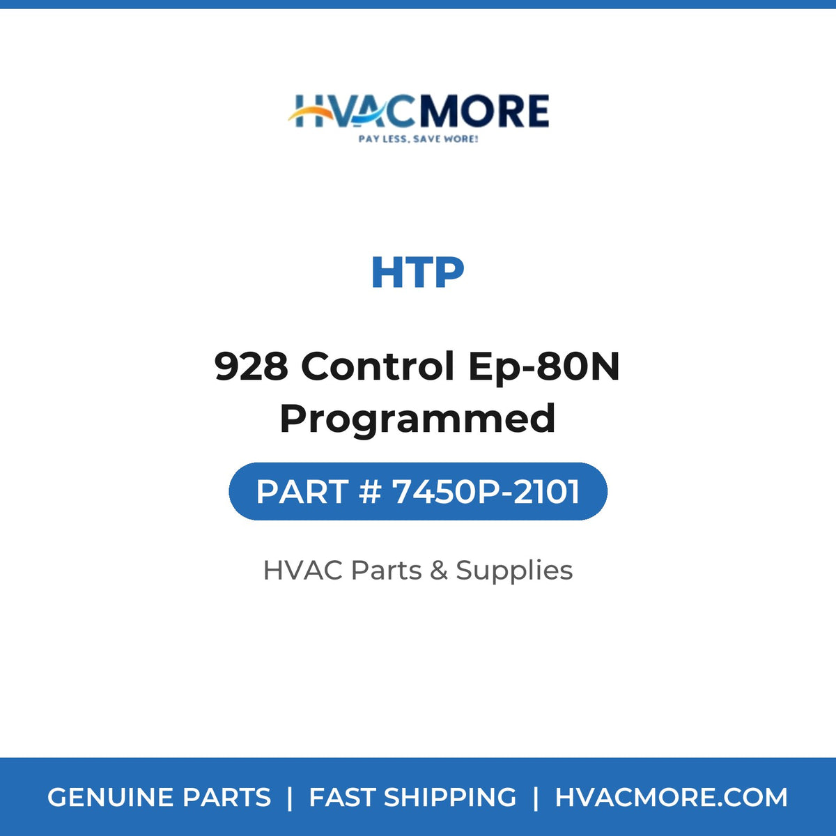 HTP 928 Control Ep-80N Programmed 7450P-2101