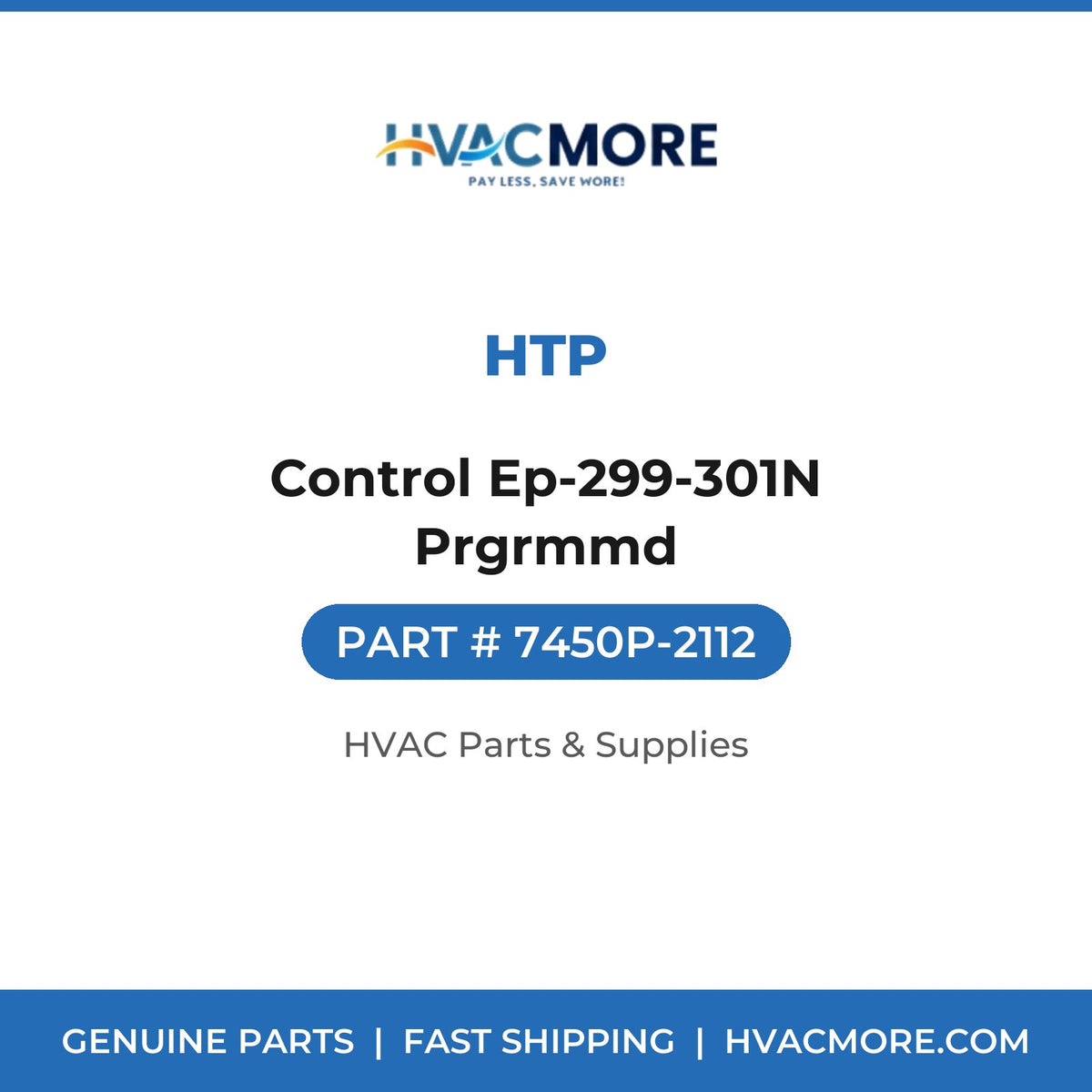 HTP Control Ep-299-301N Prgrmmd 7450P-2112