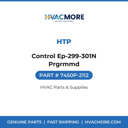 HTP Control Ep-299-301N Prgrmmd 7450P-2112