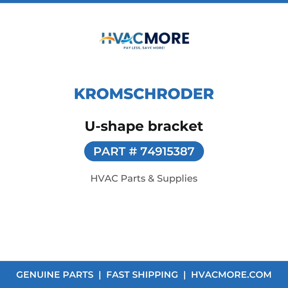 Kromschroder U-shape bracket 74915387
