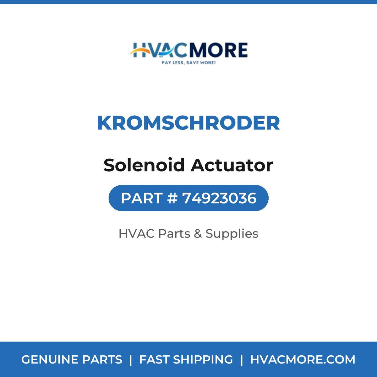 Kromschroder Solenoid Actuator 74923036
