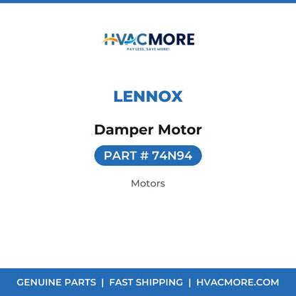 Lennox Damper Motor 74N94