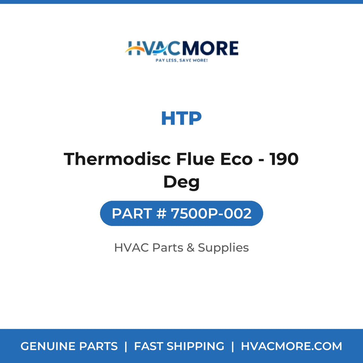HTP Thermodisc Flue Eco - 190 Deg 7500P-002