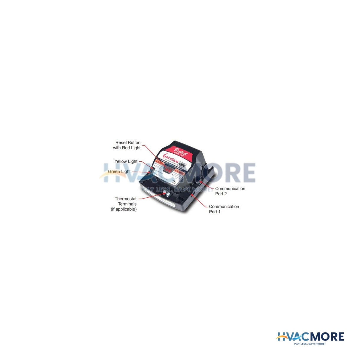 R.W. Beckett 7505P GeniSys Cad Cell Oil Primary Control W/ 15 sec Pre-Purge & 2 min Post-Purge (Replaces R7184P Relay Controls) 7505P152MU