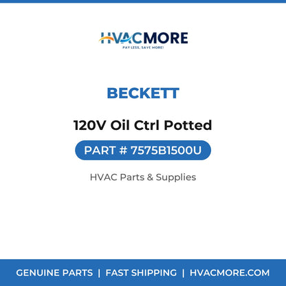Beckett 120V Oil Ctrl Potted 7575B1500U
