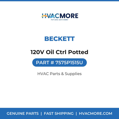 Beckett 120V Oil Ctrl Potted 7575P1515U