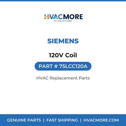 Siemens 120V Coil 75LCC120A