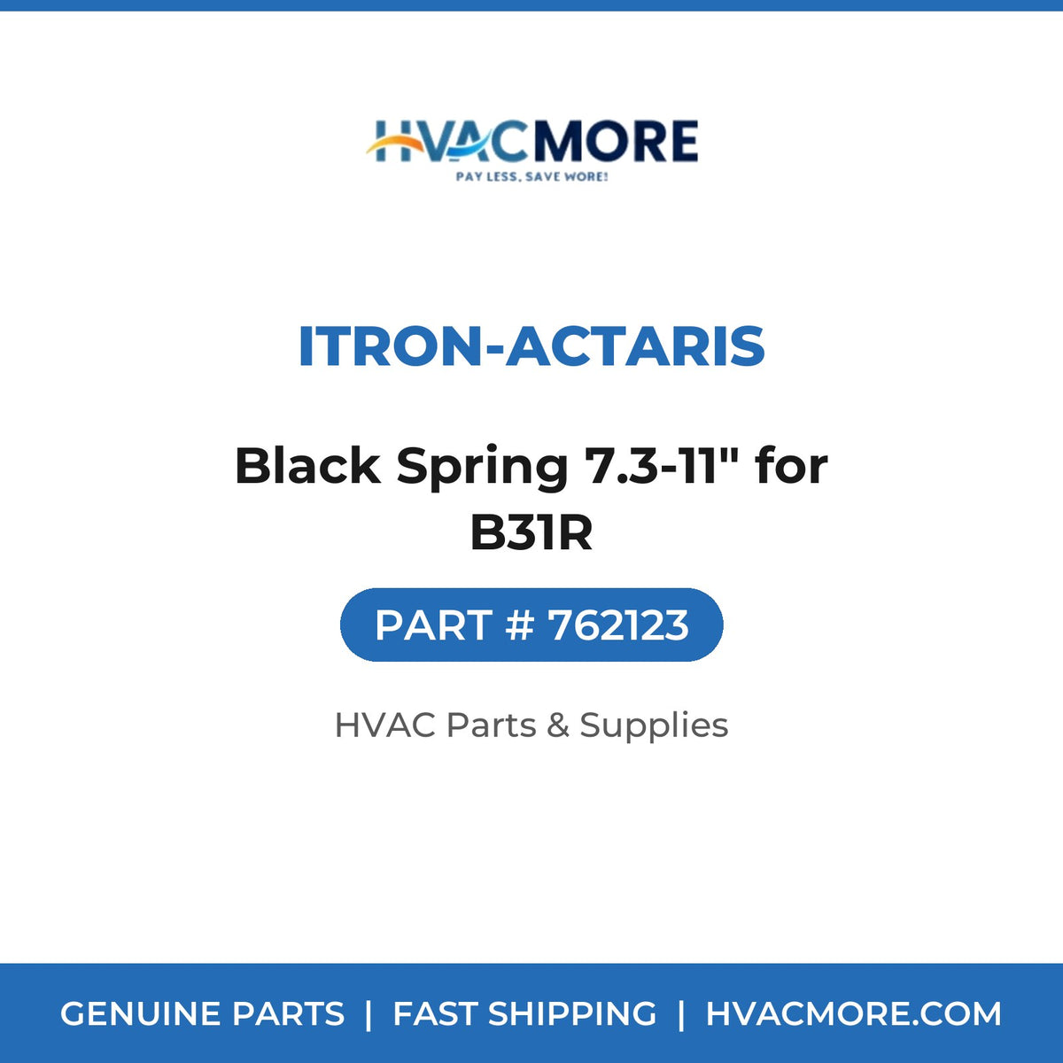 Itron-Actaris Black Spring 7.3-11" for B31R 762123