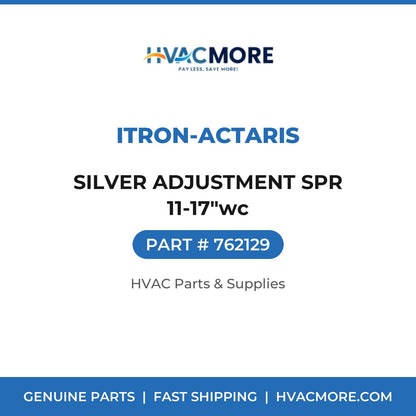 Itron-Actaris SILVER ADJUSTMENT SPR 11-17"wc 762129