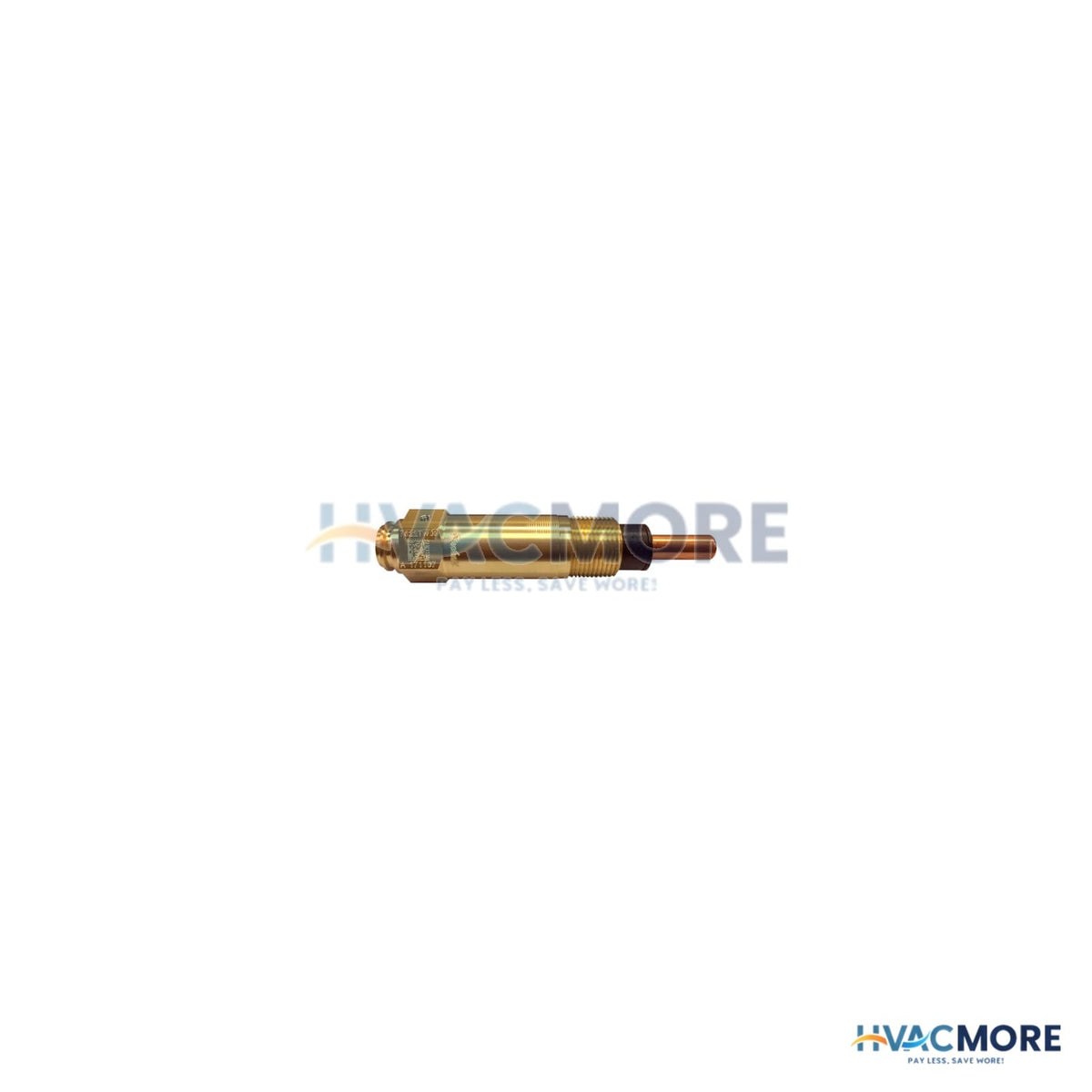 R.W. Beckett 3/4" NPT Brass Immersion Well, 4-3/4" Insulation Depth, 1-5/8" Insertion Depth 7622TW04U