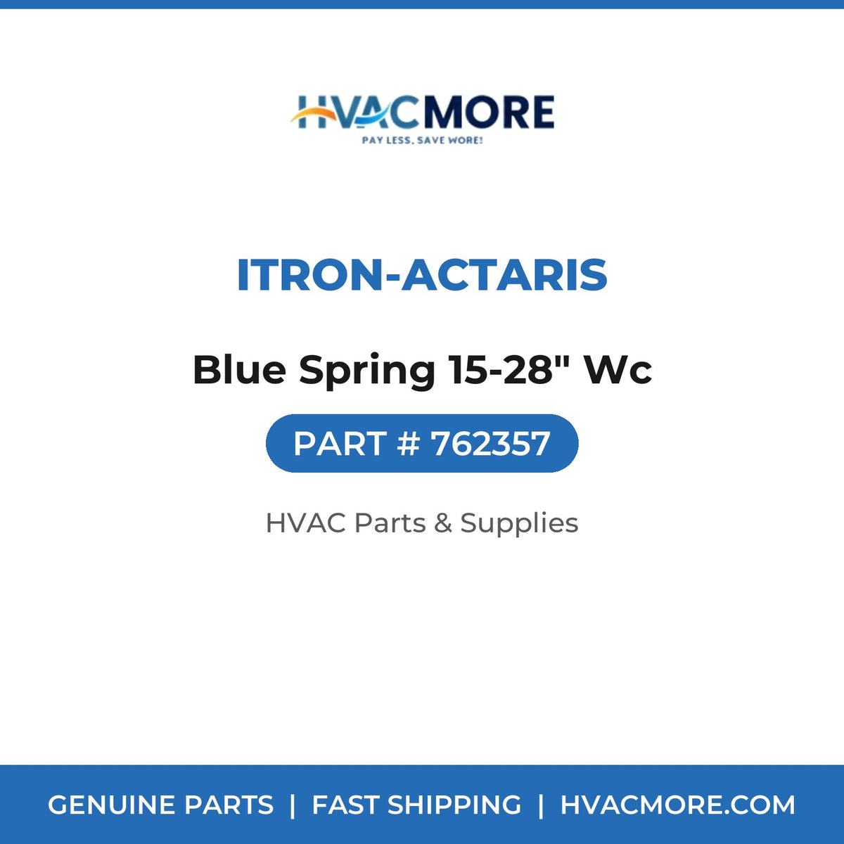Itron-Actaris Blue Spring 15-28" Wc 762357