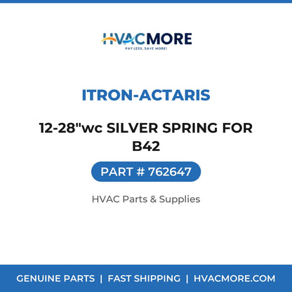 Itron-Actaris 12-28"wc SILVER SPRING FOR B42 762647