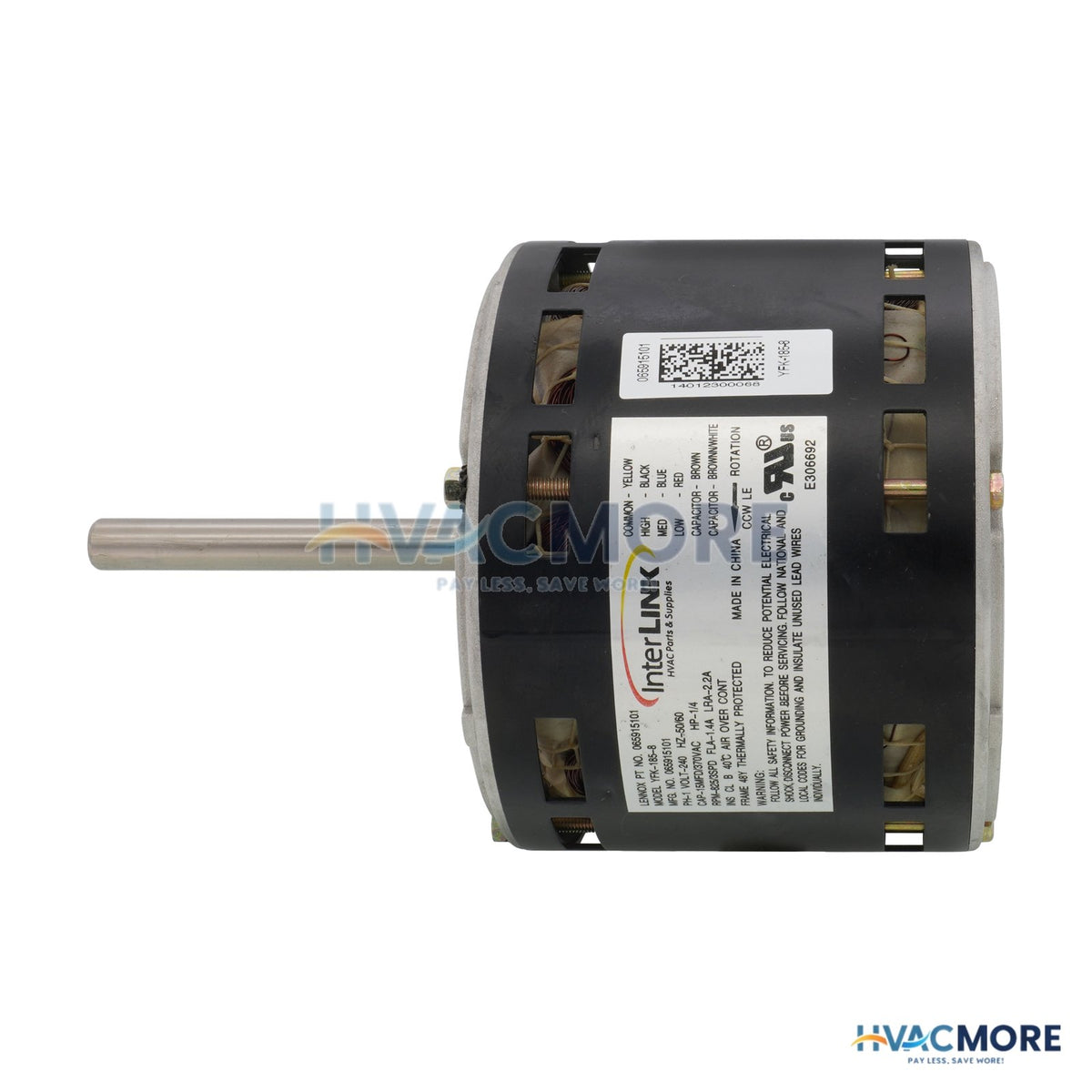 ADP 1/4 HP, 240V, 1 PH, 3 Speed Motor (825 RPM) 76700541