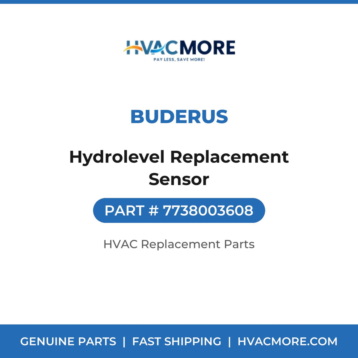 Buderus Hydrolevel Replacement Sensor 7738003608