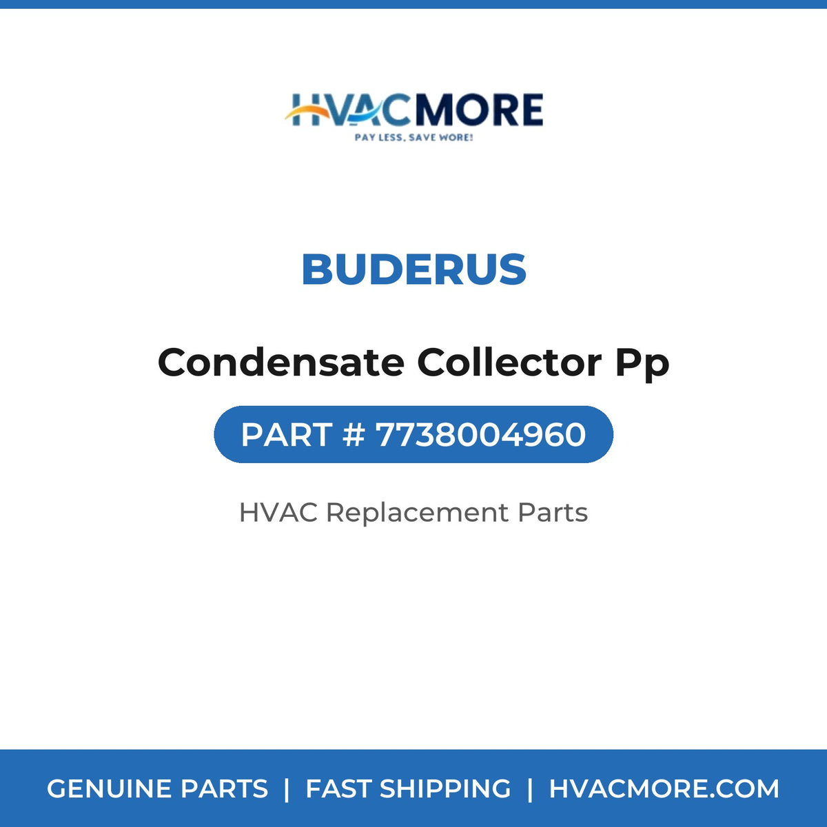 Buderus Condensate Collector Pp 7738004960