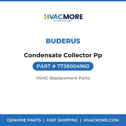 Buderus Condensate Collector Pp 7738004960
