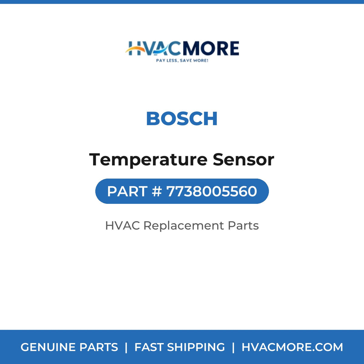 Bosch Temperature Sensor 7738005560