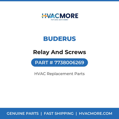 Buderus Relay And Screws 7738006269