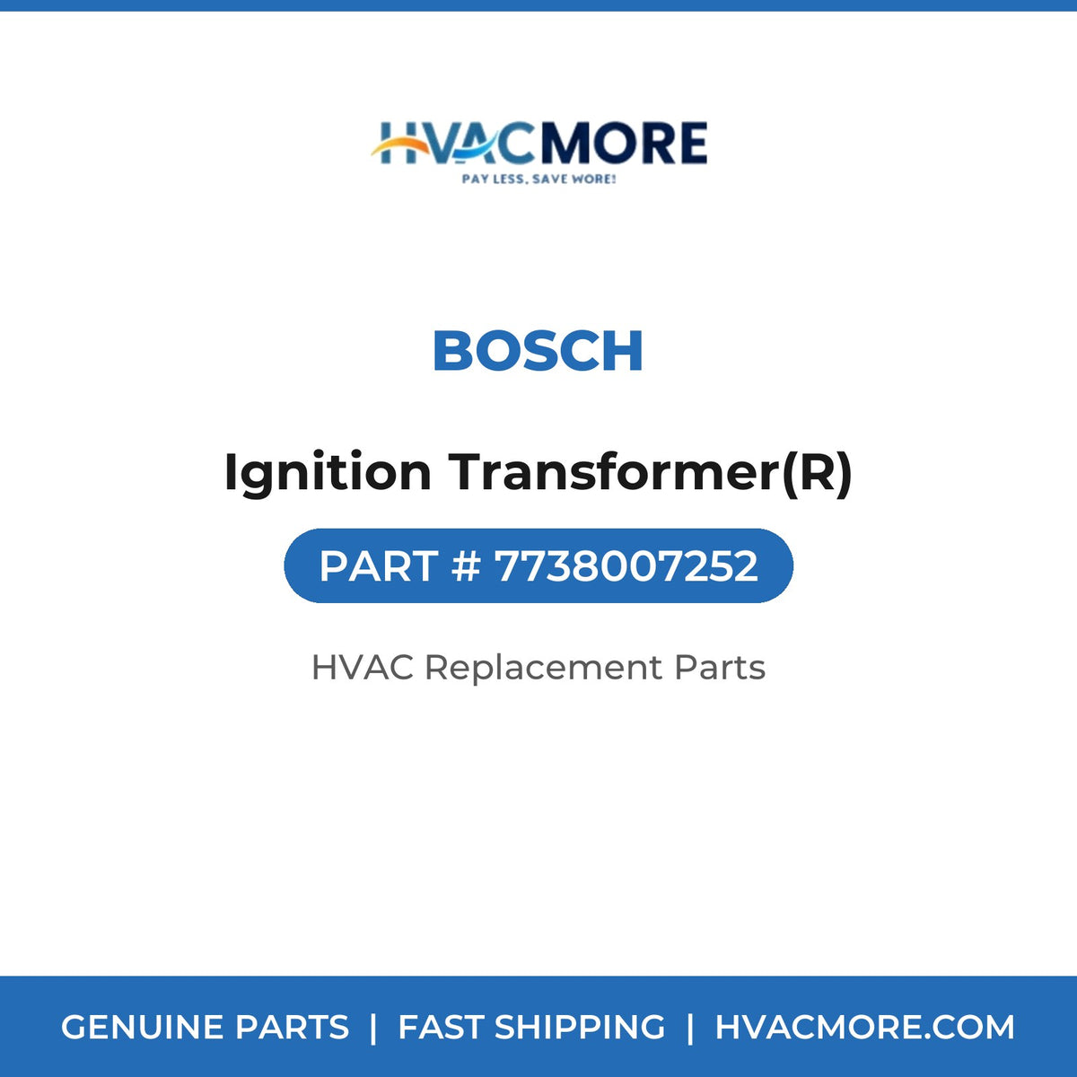 Bosch Ignition Transformer(R) 7738007252