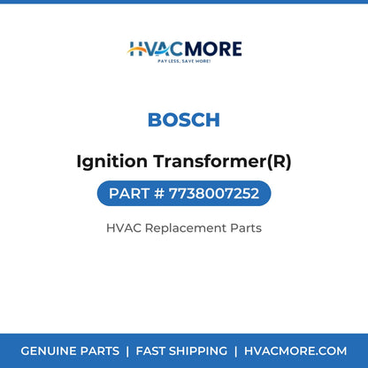 Bosch Ignition Transformer(R) 7738007252