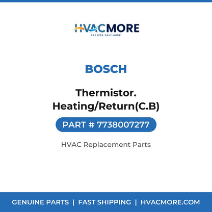 Bosch Thermistor. Heating/Return(C.B) 7738007277
