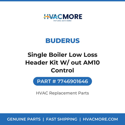 Buderus Single Boiler Low Loss Header Kit W/ out AM10 Control 7746901646