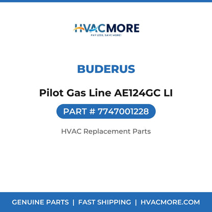 Buderus Pilot Gas Line AE124GC LI 7747001228