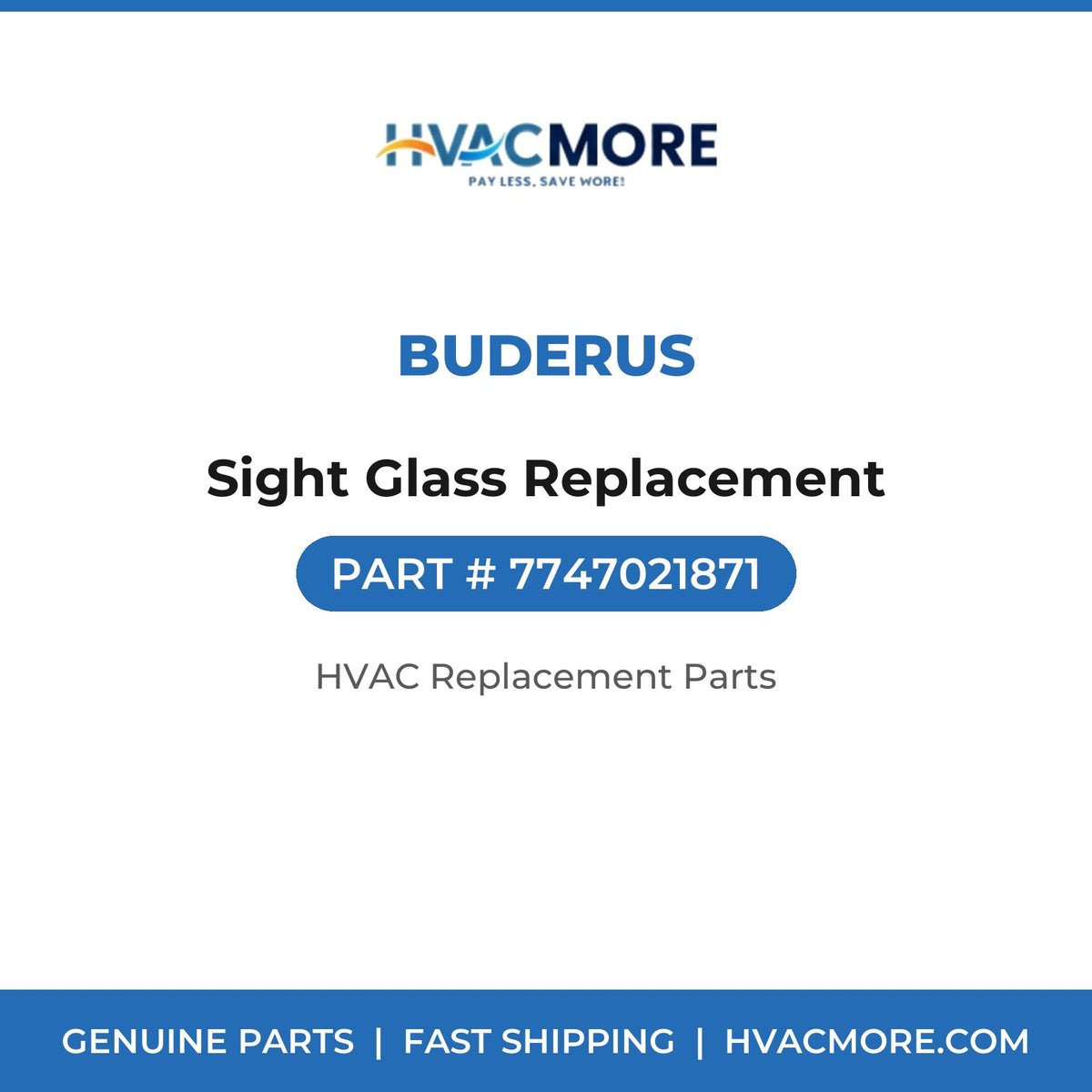 Buderus Sight Glass Replacement 7747021871