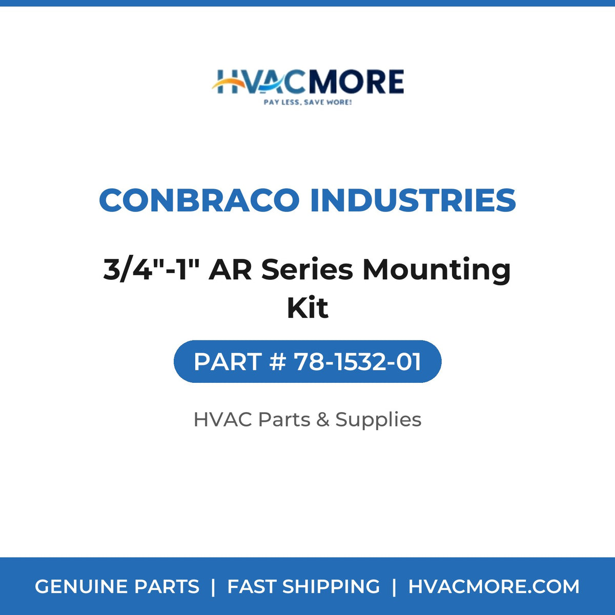 Conbraco Industries 3/4"-1" AR Series Mounting Kit 78-1532-01