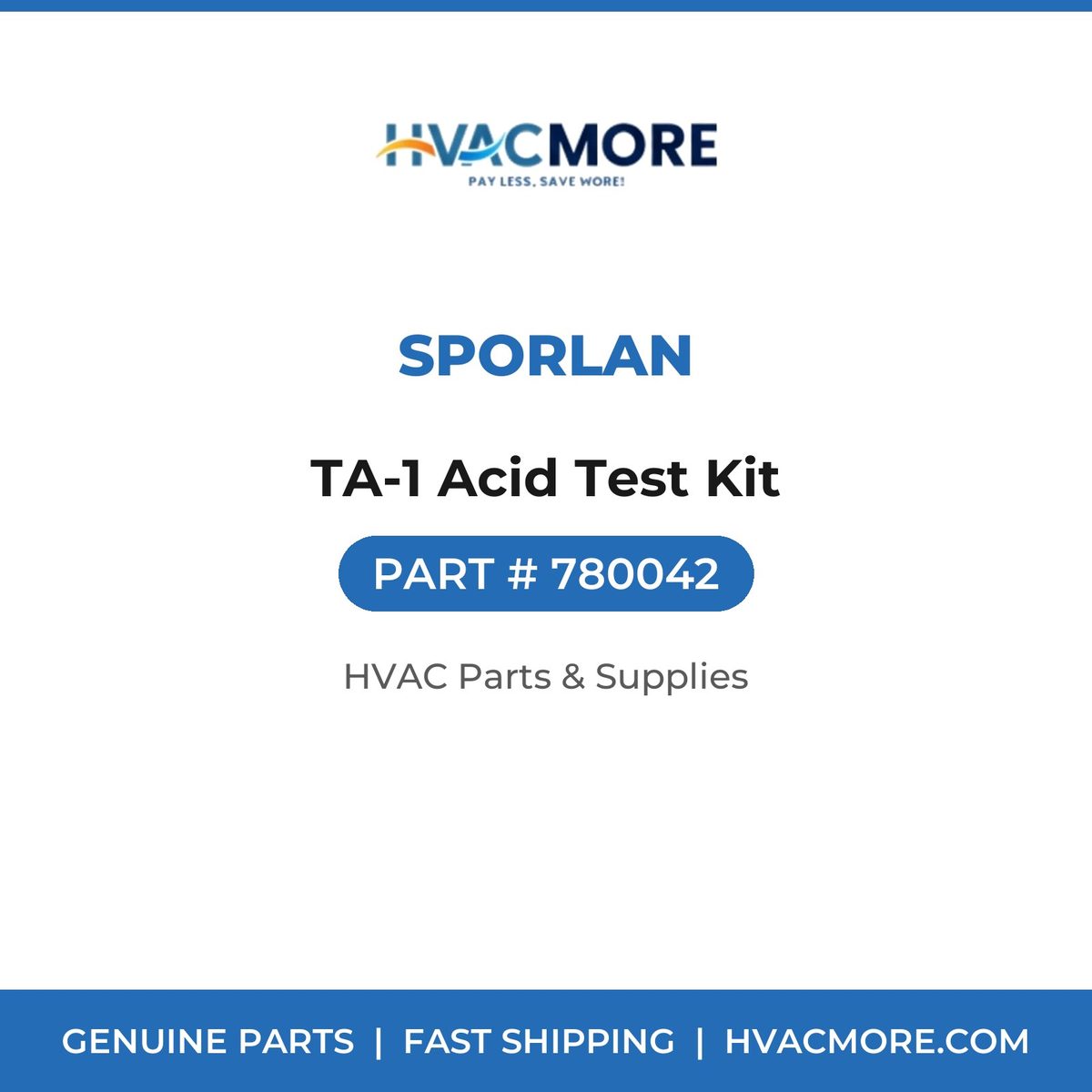 Sporlan TA-1 Acid Test Kit 780042