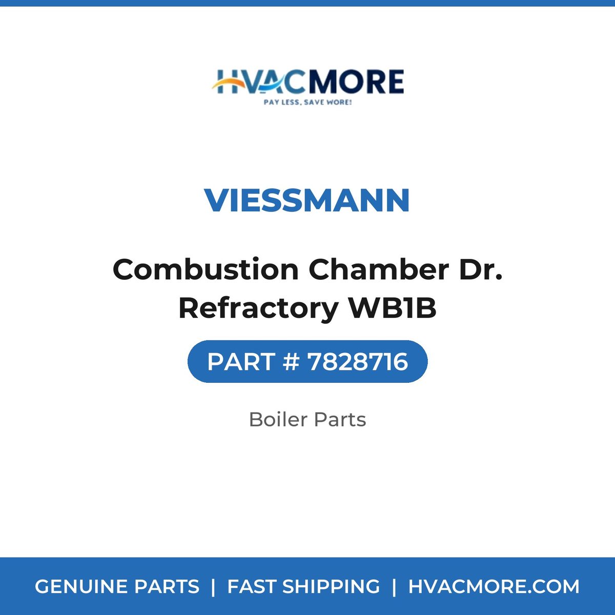 Viessmann Combustion Chamber Dr. Refractory WB1B 7828716