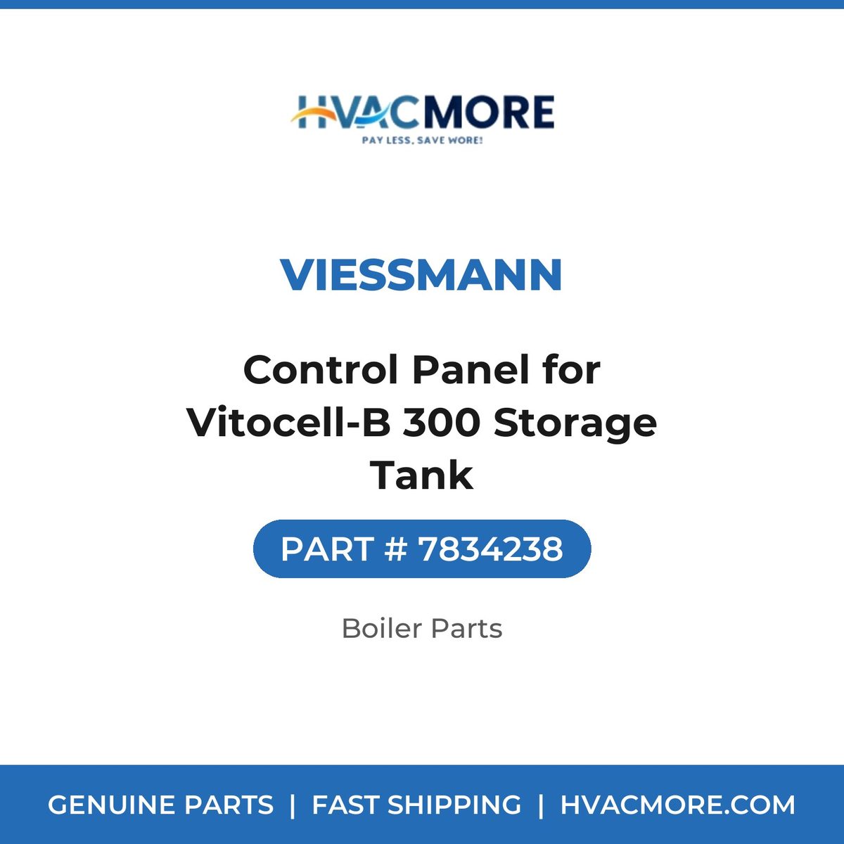 Viessmann Control Panel for Vitocell-B 300 Storage Tank 7834238