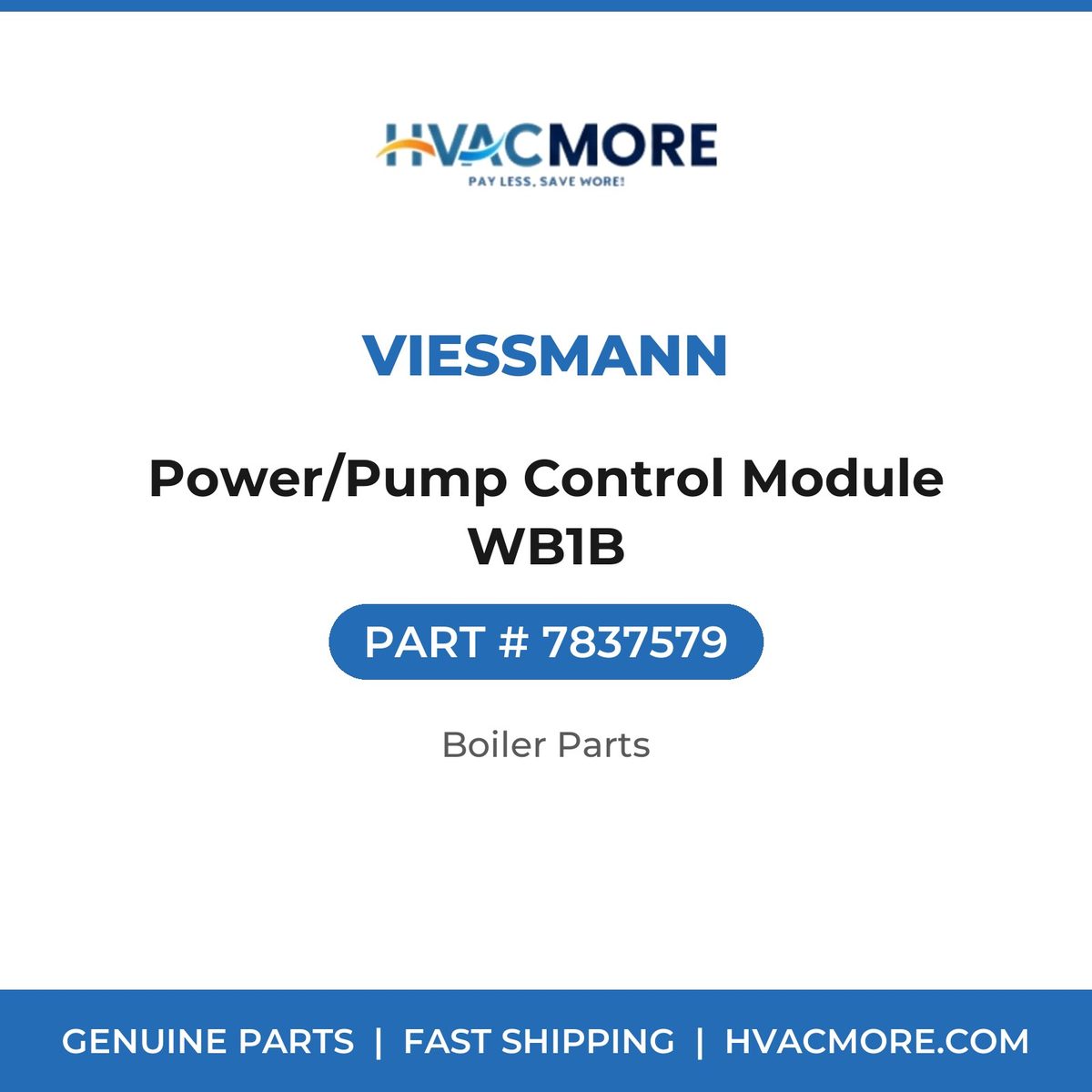 Viessmann Power/Pump Control Module WB1B 7837579