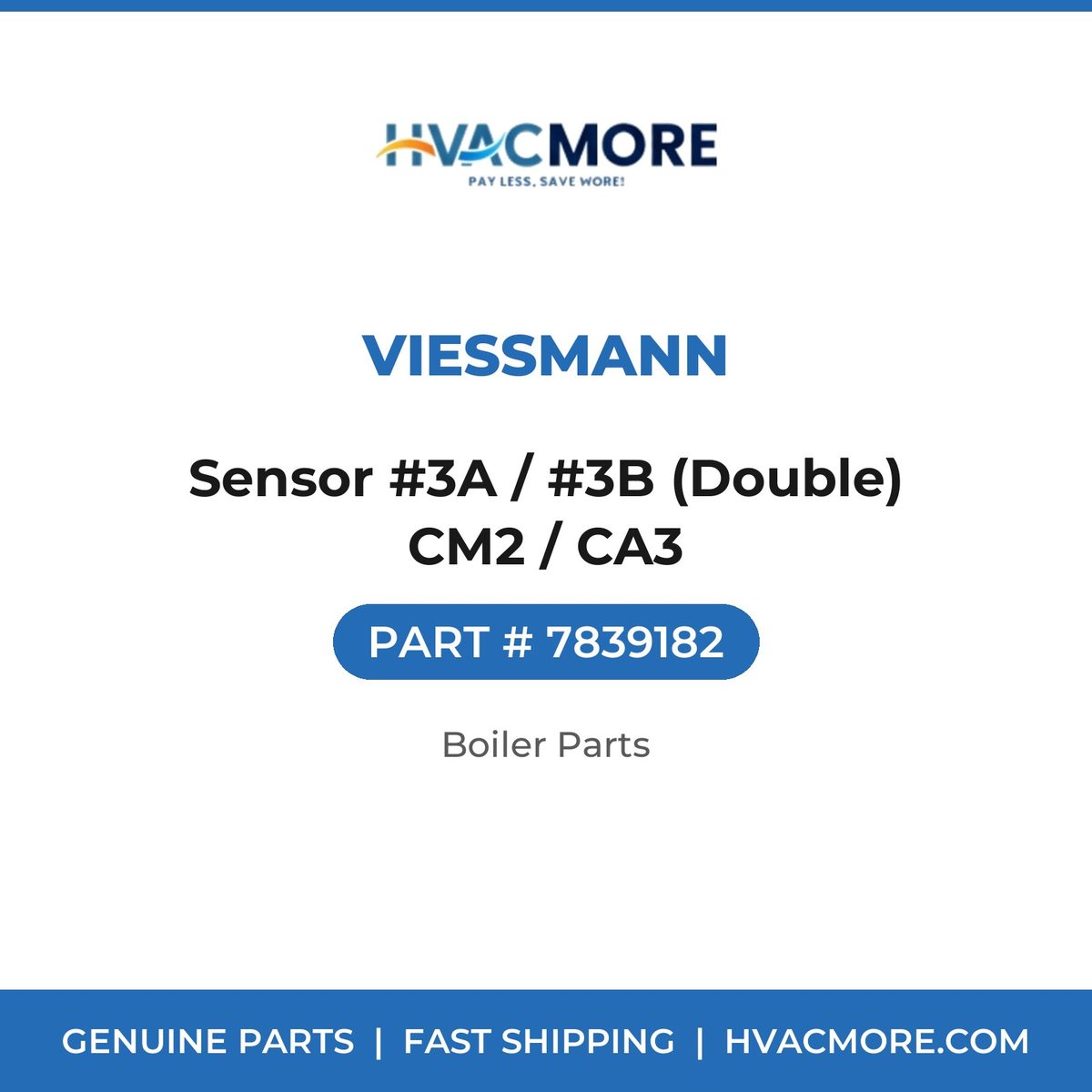 Viessmann Sensor #3A / #3B (Double) CM2 / CA3 7839182