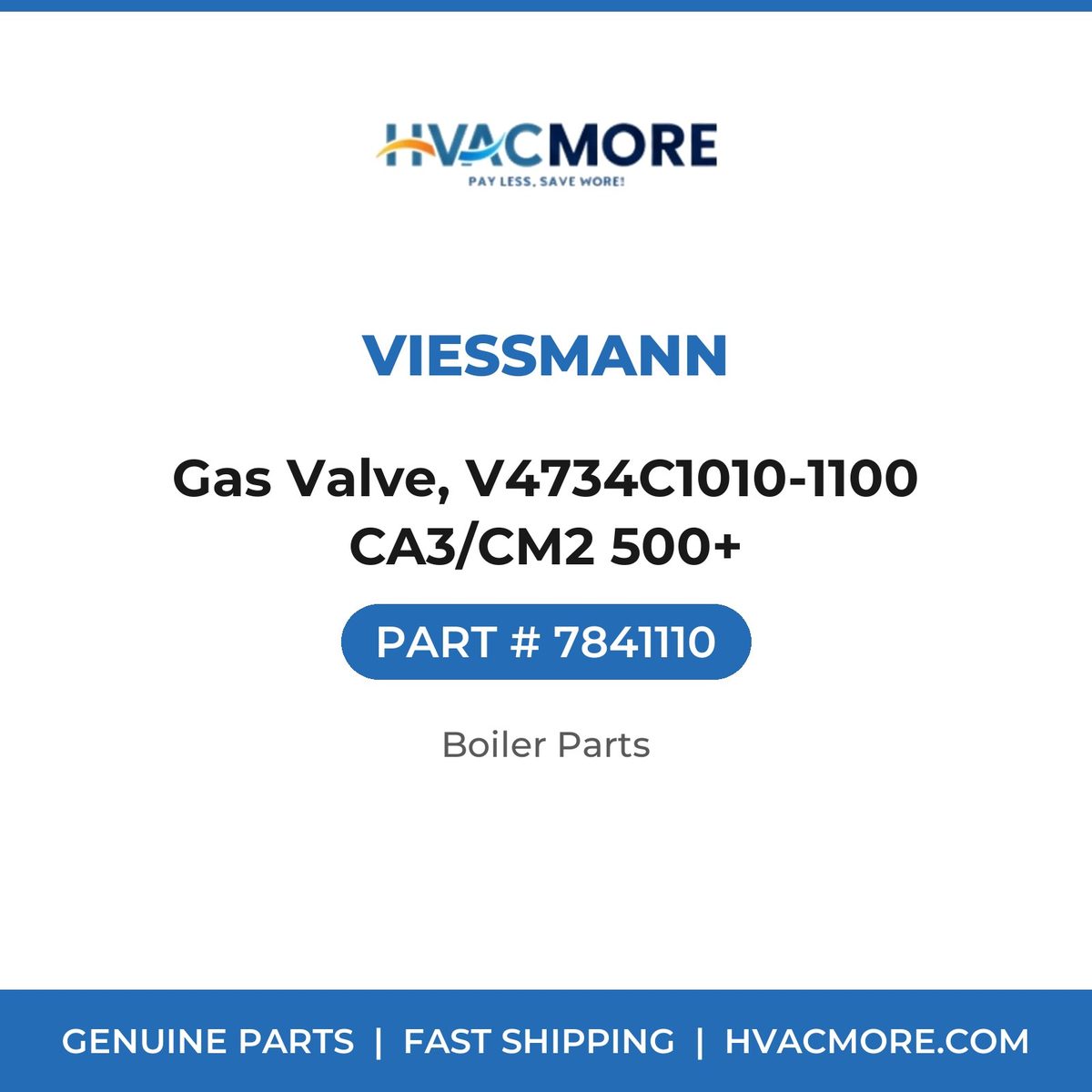 Viessmann Gas Valve, V4734C1010-1100 CA3/CM2 500+ 7841110