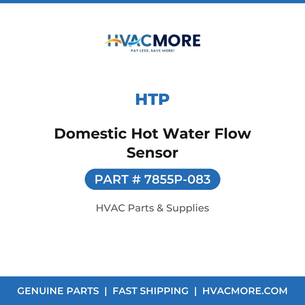 HTP Domestic Hot Water Flow Sensor 7855P-083