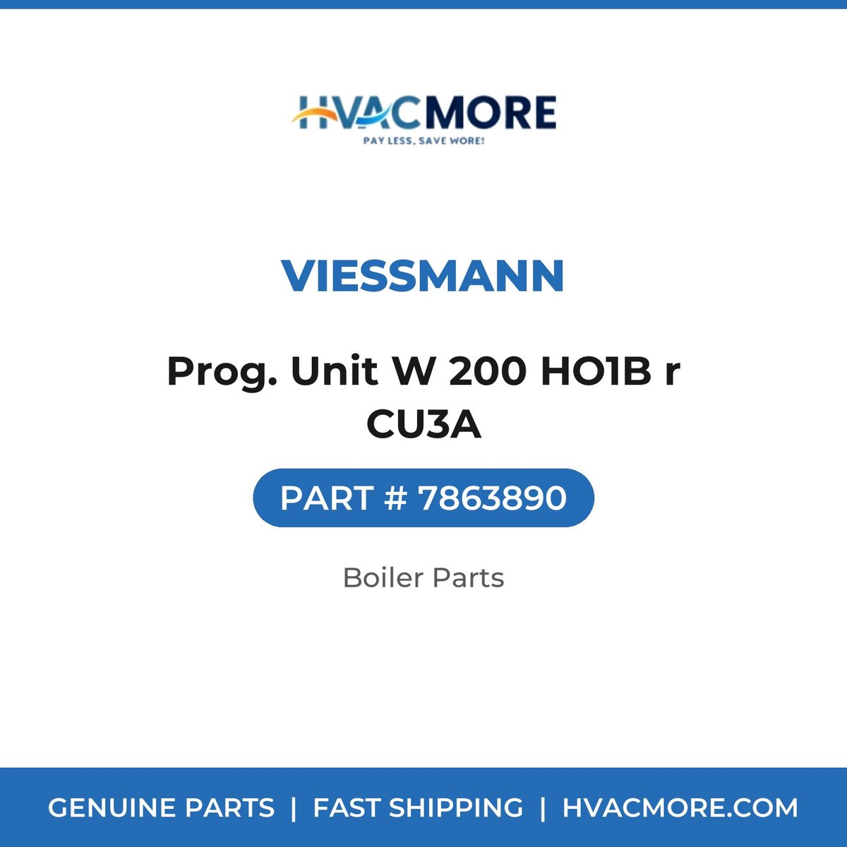 Viessmann Prog. Unit W 200 HO1B r CU3A 7863890