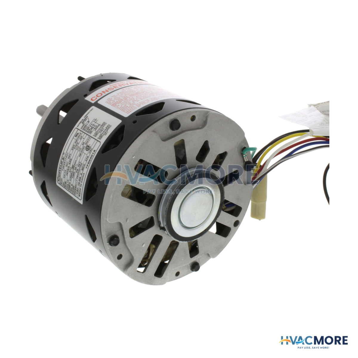 Century 5-5/8" PSC Motor, 3/4 - 1/5 HP, 1075 RPM, Reversible (277V) 7FD6001A