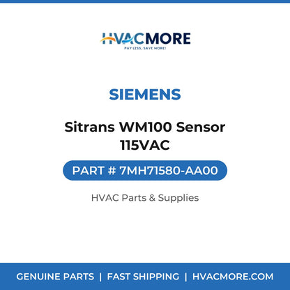 Siemens Sitrans WM100 Sensor 115VAC 7MH71580-AA00