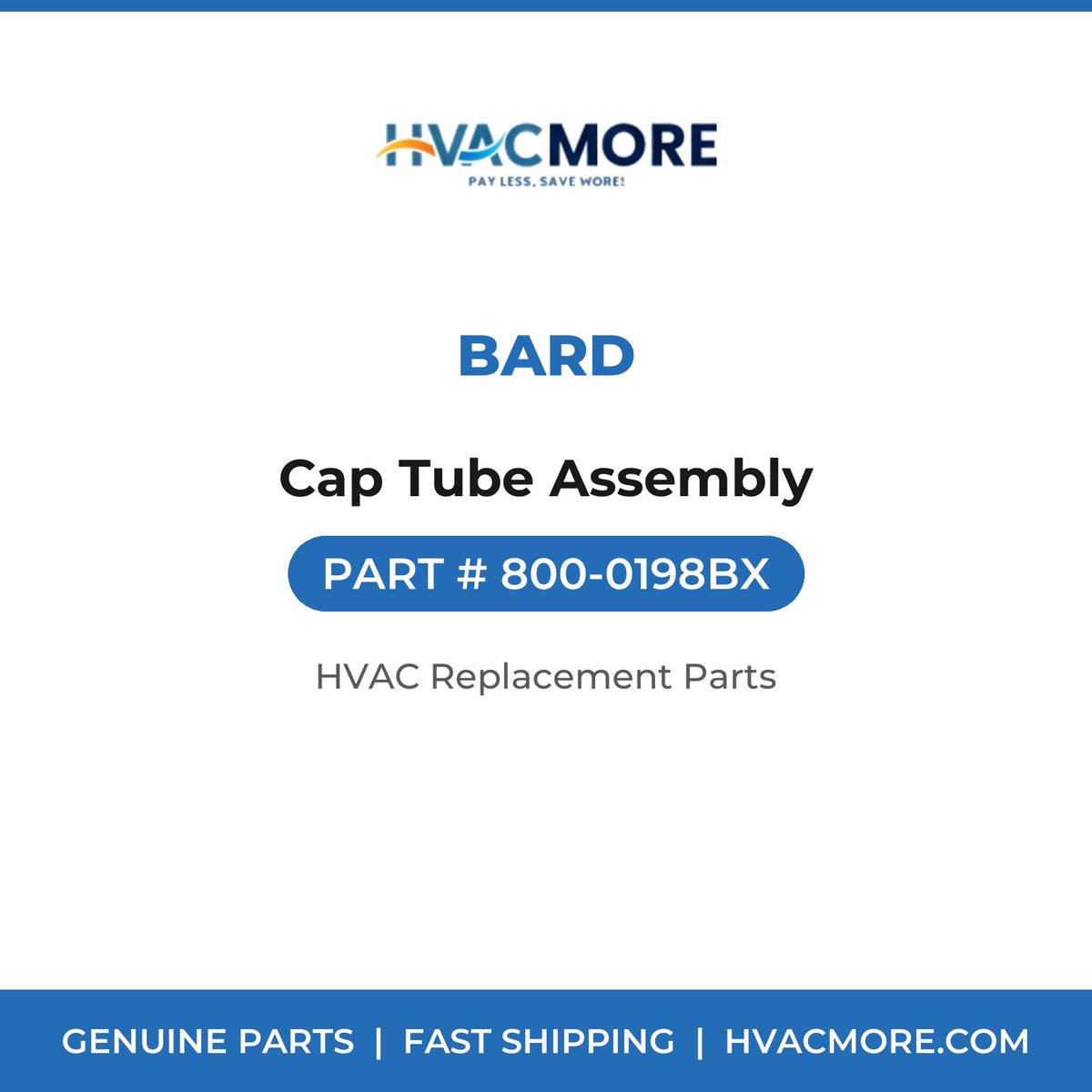 Bard Cap Tube Assembly 800-0198BX