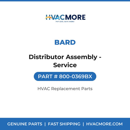 Bard Distributor Assembly - Service 800-0369BX