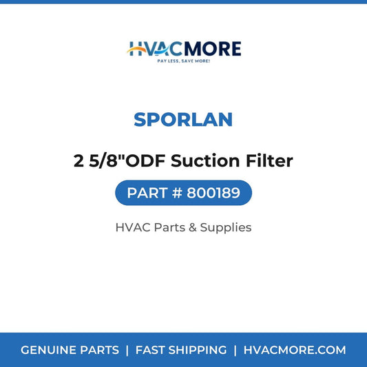 Sporlan 2 5/8"ODF Suction Filter 800189