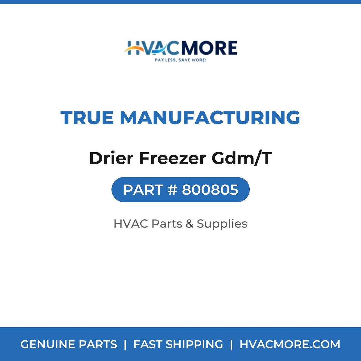 True Manufacturing Drier Freezer Gdm/T 800805