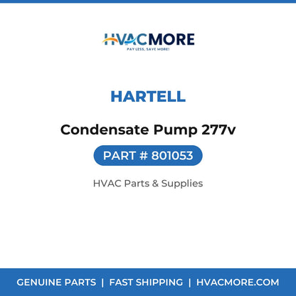 Hartell Condensate Pump 277v 801053