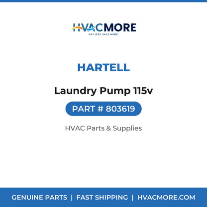 Hartell Laundry Pump 115v 803619