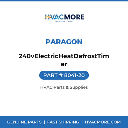Paragon 240vElectricHeatDefrostTimer 8041-20
