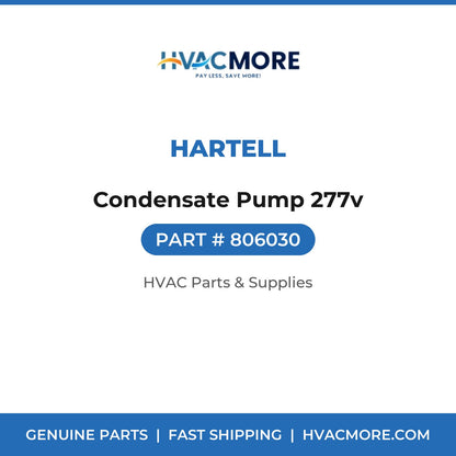 Hartell Condensate Pump 277v 806030